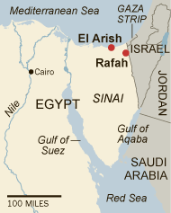 map of sinai
